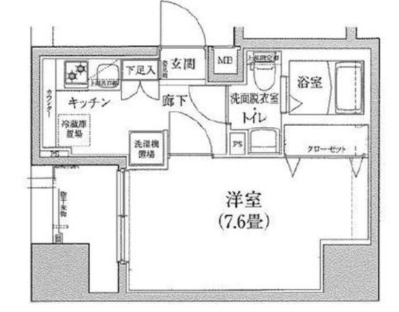 アイルプレミアム千駄木の物件間取画像